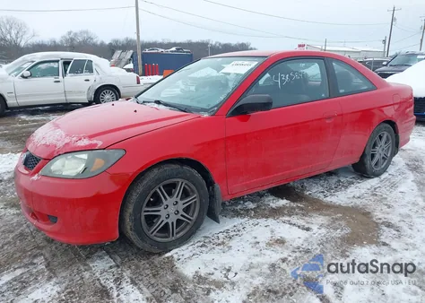2005 Honda Civic Lx from USA, damaged, VIN 1HGEM21505L079273